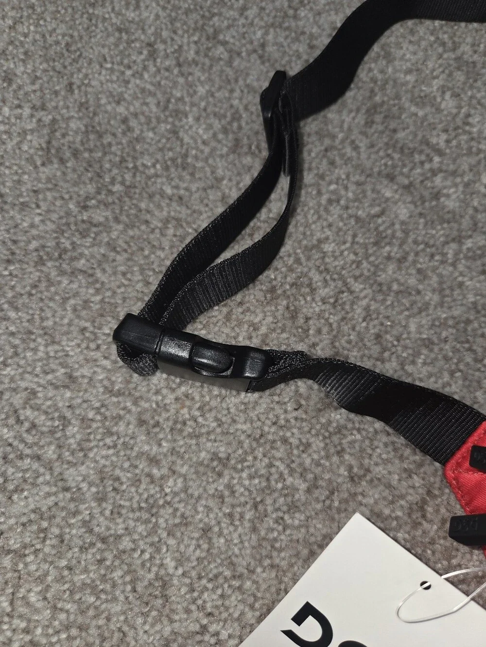 DSG Red Belt Bag with Black Strap